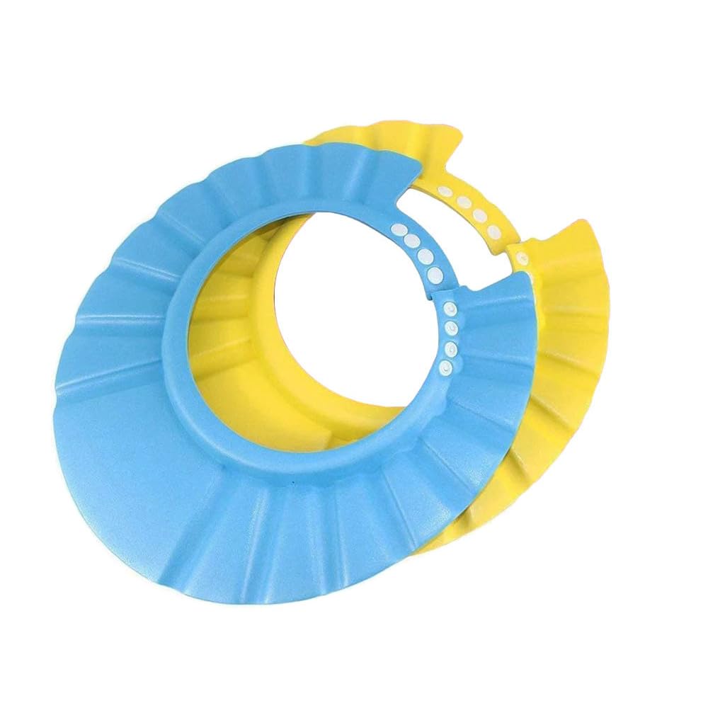 PARENCE.- Chapeau de Douche/Bain pour Bébé - Protection Tout-en-Un pour Visage
