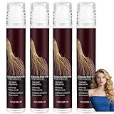 Ginseng Aceite para el Cabello Ginseng Aceite Esencial Hidratante Ginsengs Cuidado del Cabello Aceites de Crecimiento del Cabello Spray Sérum Spray Dry Frizzy Hair Repair, Deep Nourishing Aceites para