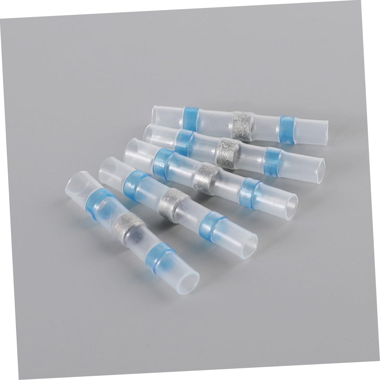 iplusmile 300pezzi Connettori Giunzione Elettrici Termoretraibili Per Cavi Kit Per Saldatura Con Maniche Isolanti Facile Installazione Per Auto e