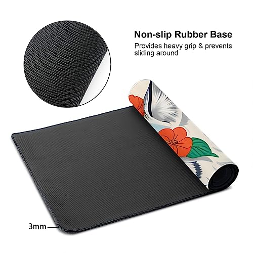 Tapis de souris caoutchouc 40x75 cm HYTTER grand format durable