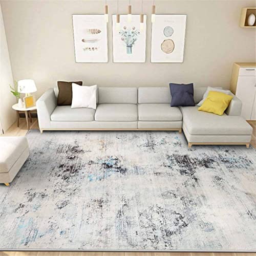 Tapetes Para Baño, Home Calore - Tapetes Modernas Alfombras Abstractas Suaves para Sala de Estar/Recámara/Cocina y Comedor, Alfombra de Pelo Mediano para Decoración del Hogar (Gris...