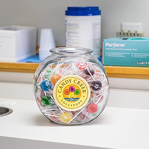 Candy Creek - Classic 10 Flavor Lollipop Variety: 9 Fruit Flavors + Root Beer (Bulk 5 Lb. Carton) #TOP4