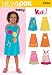 New Look Sewing Pattern 6504 Child Dresses, Size A (3-4-5-6-7-8)