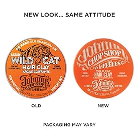 Alternative view of Johnny's Chop Shop Men's Ultimate Wild Cat Hair Clay-Styling Strong Hold, Molding, Matte Finish, Natural Look, Non Greasy, Reworkable 2.46 oz (Pack of 1)