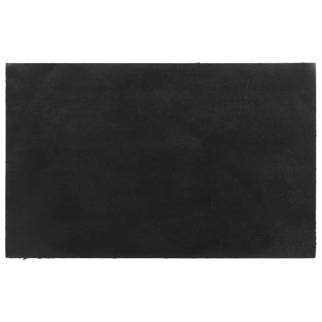 Makastle Paillasson Gris Foncé 50x80 cm en Fibre de Coco Touffeté 2,9 kg Épaisseur 16 mm Support en PVC pour Intérieur et Extérieur