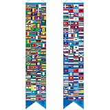 61 In Over 200 International Flag Banner World Flag Banner Welcome Sign for Classroom Decorations Multicultural Around The World Back to School Decorations Country flags Soccer Birthday Party Decor