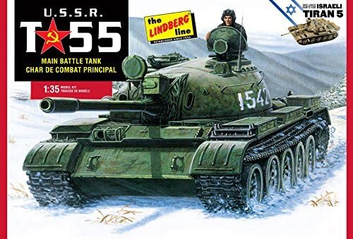 1:35 Scale USSR T-55 Battle Tank Model Kit