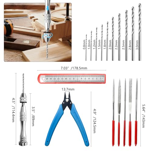 Xingyheng XLX-1231 41Pcs Modeler Basic Tools Craft Set Compatible With Gundam Model Tools Kit With Plastic Box Hobby Model Assemble Building Repairing And Fixing Diy Craft Kit thumb #6