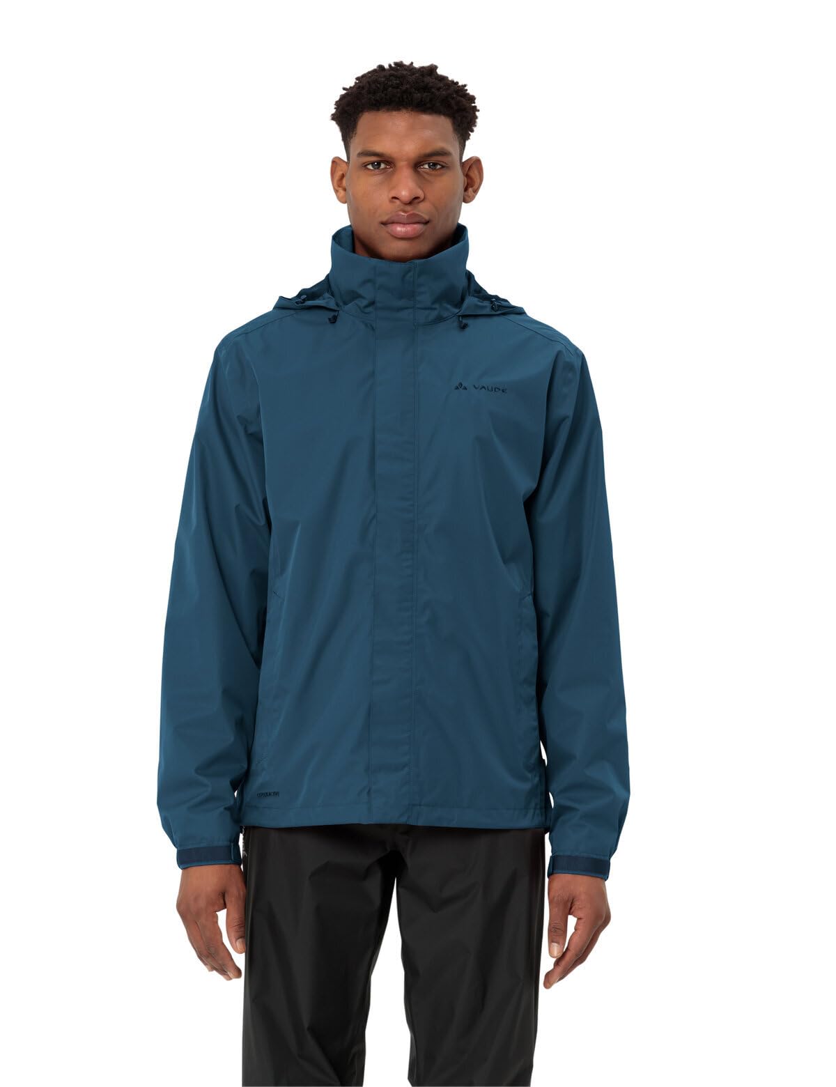 VAUDE Męska kurtka przeciwdeszczowa Escape Light, wodoszczelna kurtka outdoorowa, oddychająca kurtka wiatrówka z kapturem, chroniąca klimat kurtka turystyczna