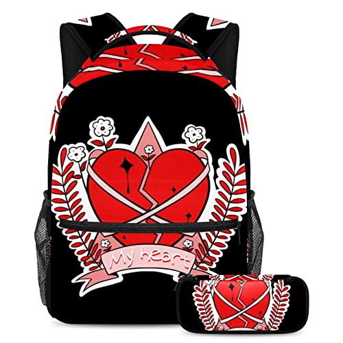 Sac à dos de voyage anti-gaspillage d'espace avec trousse et porte-gourde