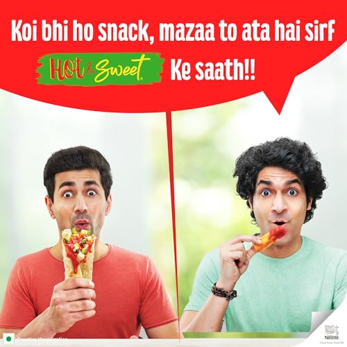 Image of MAGGI Hot & Sweet Tomato Chilli Sauce, Perfect Blend of Tomatoes & Chillies, 500g (Pack of 2)