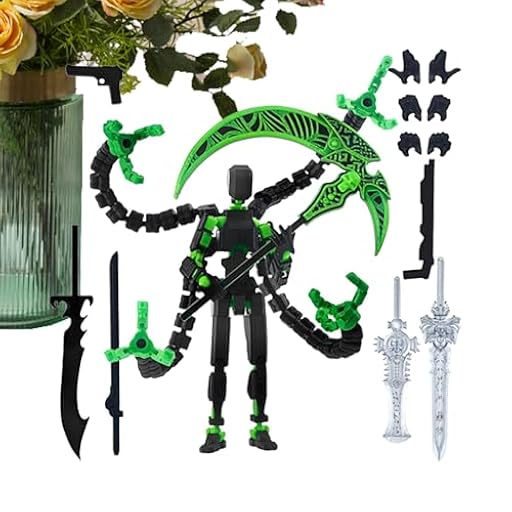 Genérico Figura De Acción Robot | Set De Figuras Articuladas Coleccionables - Accesorios Impresos En 3D, Juguetes Ensamblados Y Coleccionables Articulados para Amantes De Juegos | Ya disponible en tu tienda friki favorita! En mundofriki.es!