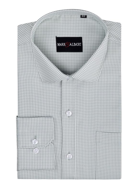 Image of Mark & Albert Men's Digital Print Full Sleeves Regular Fit Shirt