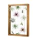 Magicfly Air Plants Frame Hanging Holder, 16 X 11 Inch Wooden Airplant Display Holder Succulent Tillandsia for House Plants, Hanger Wooden Shelf for Home Décor