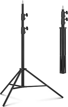 Photography Light Stand 9.2ft/110, Sdfghj Heavy Duty Light Stand Aluminum Alloy Spring Cushioned Tripod for Ring Lights, Strobe Light, Reflectors, Softboxes, Umbrellas, Speedlite Flashes, 280cm
