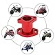 Luftansaugkrümmer, KIMISS 22 Mm CNC-Aluminiumlegierung, Luftansaugkrümmermanschette für Moto Mini Bike Go Kart VM22 Vergaser (rot)