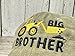 Enodtter Big Brother Gifts for Boy, Embroidered Big Bro Excavator Hat for Kids Child, Washed Khaki Baseball Cap