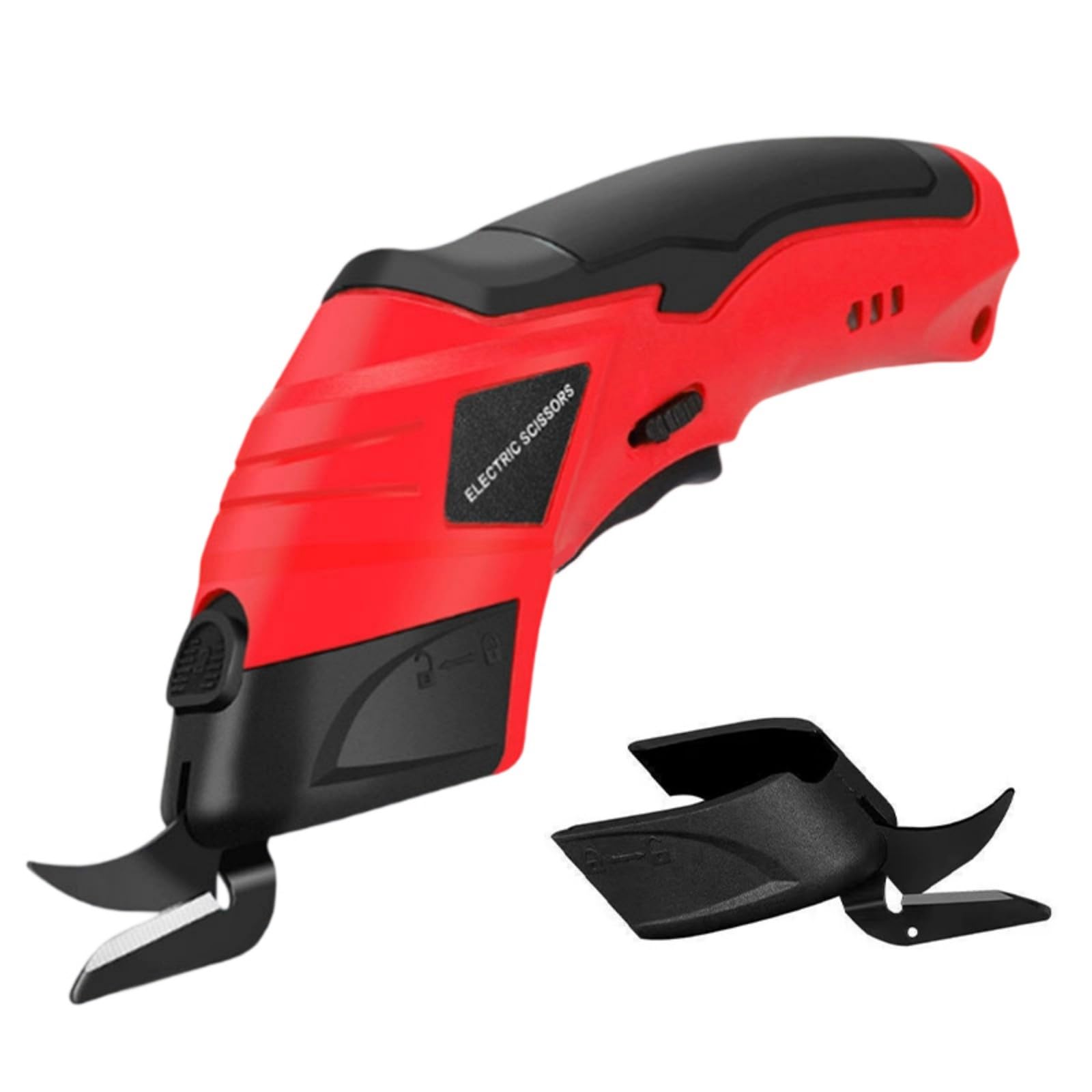 Zepfjhe Electric Pruning Shears Cordless Garden Branch Cutting Punching Scissors Electric Fabric Scissors Ergonomic Cutter