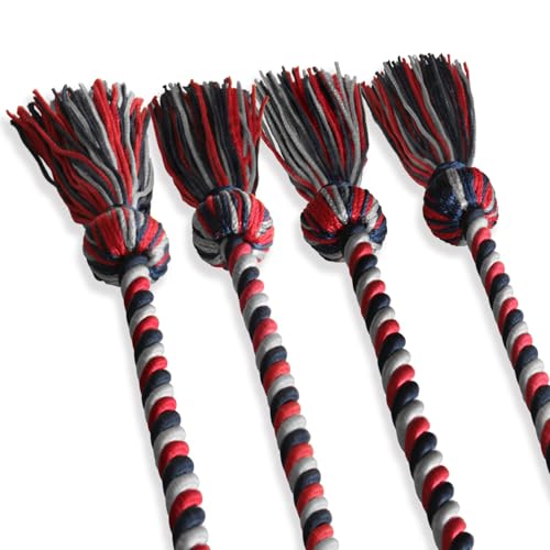 Image of Endea Graduation Double Honor Cord Three-Color (Navy Blue /Red /Silver)