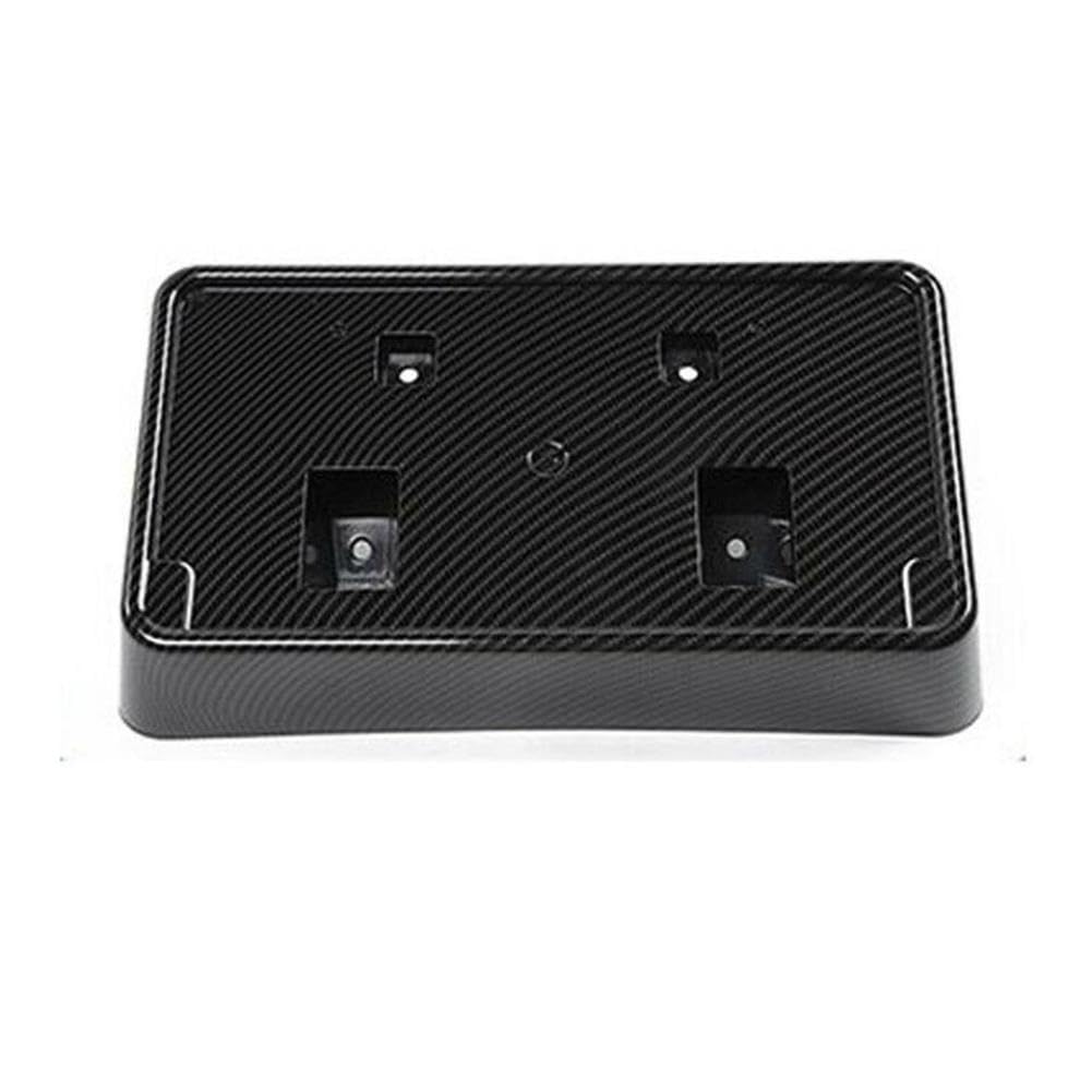 Soporte de matrícula delantero para Challenger 2010-2020 accesorio parachoques ABS carbono 4
