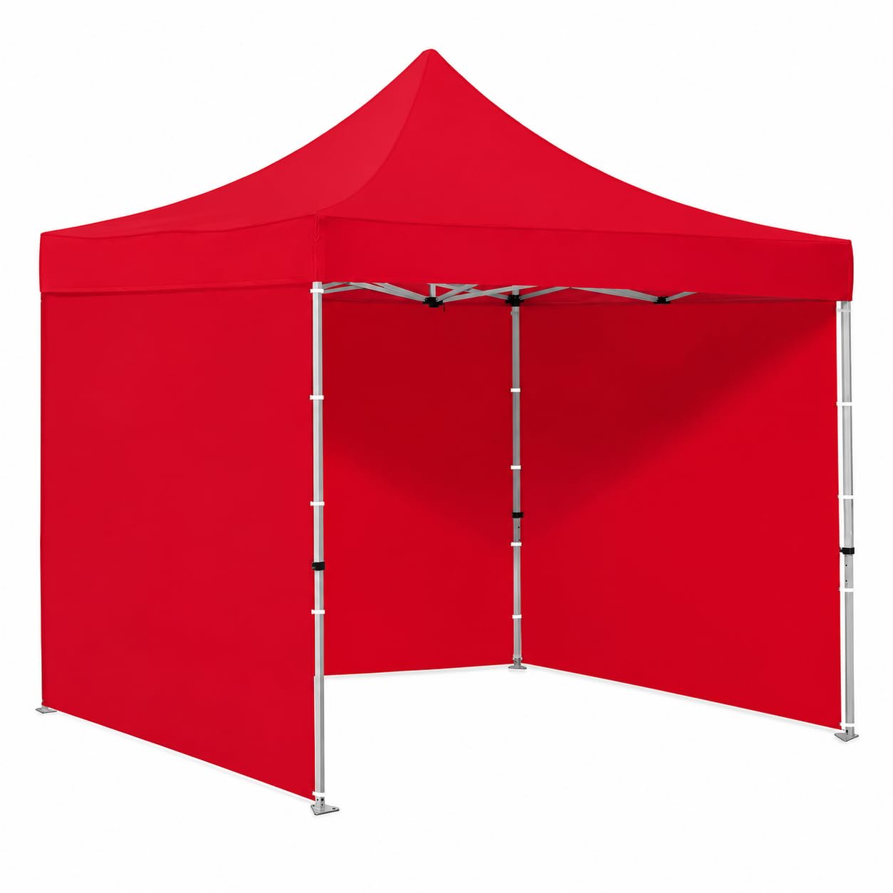 BEYOND SKY 10x10 Heavy Duty 30KG Canopy Tent with Plain Side Walls | Premium Waterproof Pop Up Gazebo Outdoor Portable Foldable Event Shelter for Garden, Terrace, Parties & Car Parking (Red)-image-28