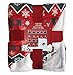 Ornaments 2021 Mickey and Minnie Mouse Holiday Fleece Throw 50inch x 60inch