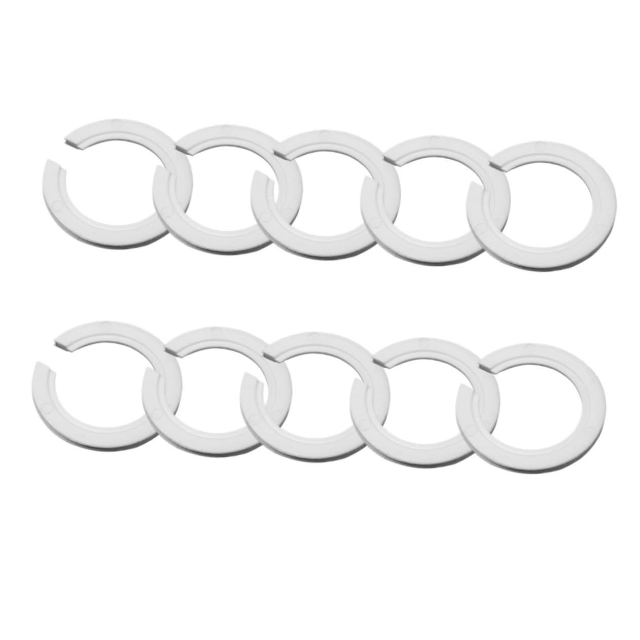 PRETYZOOM 10pc E27 to E14 Bulb Transform Circle Fix Ring Adapter Washer for Lampshade Lamp Holder Replacement Suitable for Lighting Fixtures