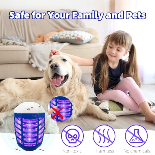 Image of 6 Pack Plug in Bug Zapper, Indoor Bug Zapper Plug in for Flying Insect Fully Automatic Mosquito Trap with Led Light for Patio, Bedroom, Kitchen, Office Mosquito Repellent112