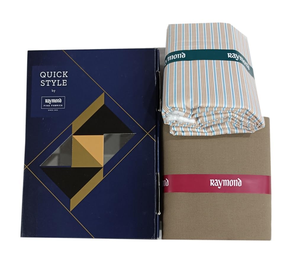 raymond fabrics Raymond Men’s Unstitched Shirt Pant Fabric Combo | Formal Shirt & Trouser Material Set | Office Wear & Daily Use Fabric-picture-45