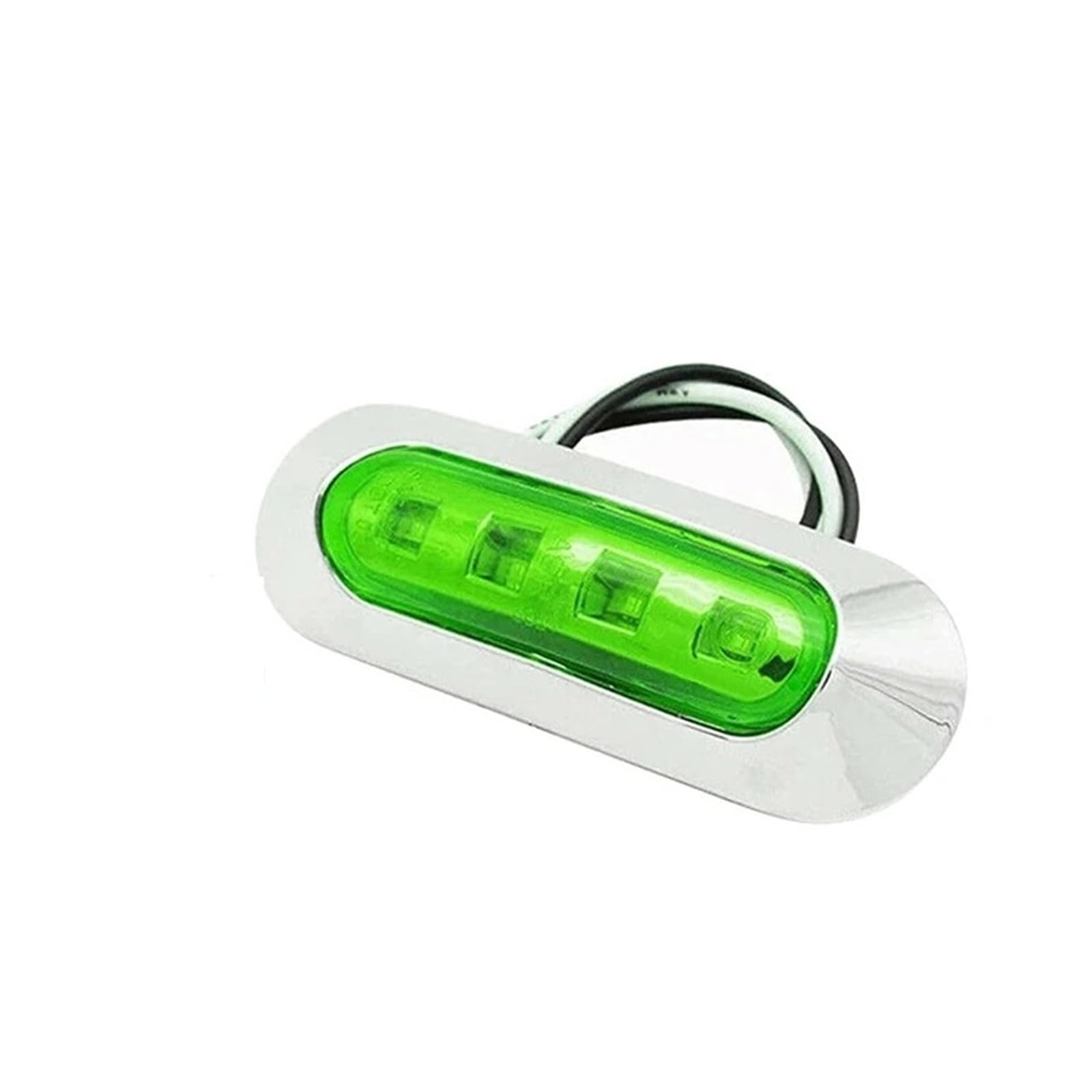 2Pcs Red Green Boat Navigation LED Lights Side Marker Signal Lamp for Marine Boat Motorboat Warning Light