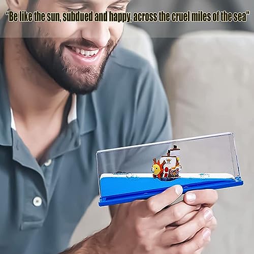 Image of PTAEXCEL Unsinkable Boat in a Box, Unsinkable Cruise Ship, Cruise Ship Fluid Drift Bottle, Cruise Ship Fluid Drift Model Decoration, Home Decoration for Christmas, Birthday. | Exquisite boxed model ornament, stylish home decor. Great gift choice for Christmas, birthday and various holiday celebration