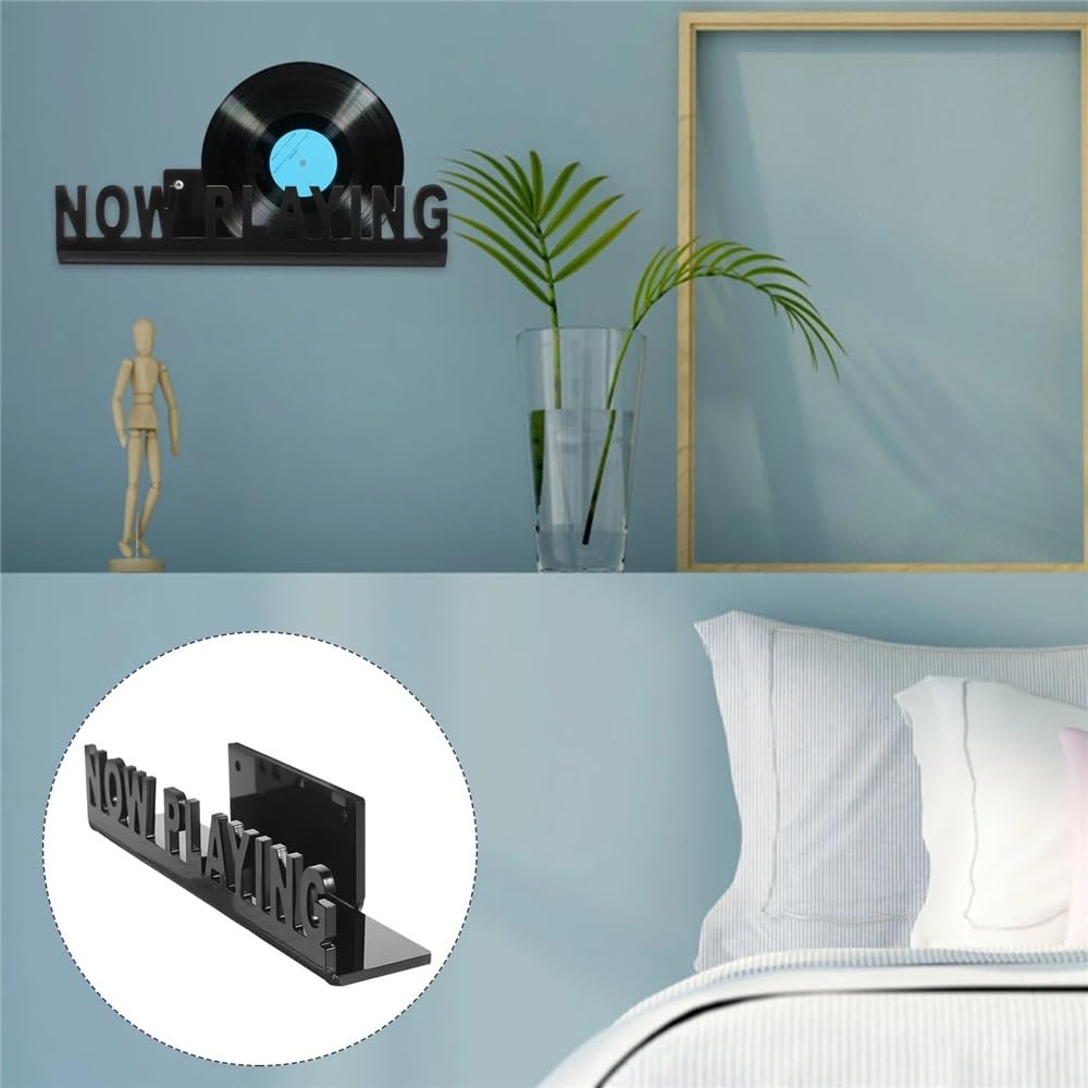 Espositore in vinile per CD, supporto per dischi in acrilico con ripiani estraibili, organizer per documenti per uso ufficio, contiene CD e dischi in modo efficiente