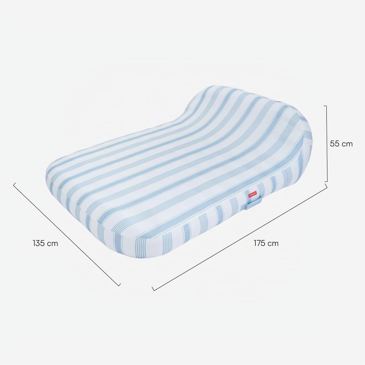 Flamingueo Colchoneta Piscina - Tumbona Hinchable - Extra Grande - Estructura Interior PVC - Funda Exterior Poliéster