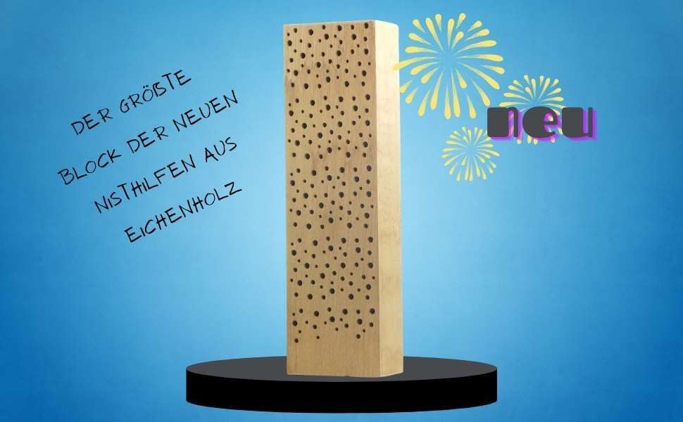 Grande blocco nido in legno massello 50 cm