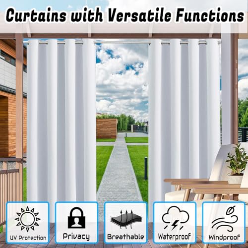 Panneau imperméable d'extérieur occultant 119x213cm pour pergola