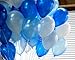 Balloons 10" Advertising Natural Latex Pearl White or blue Balloons 100pcs/pack