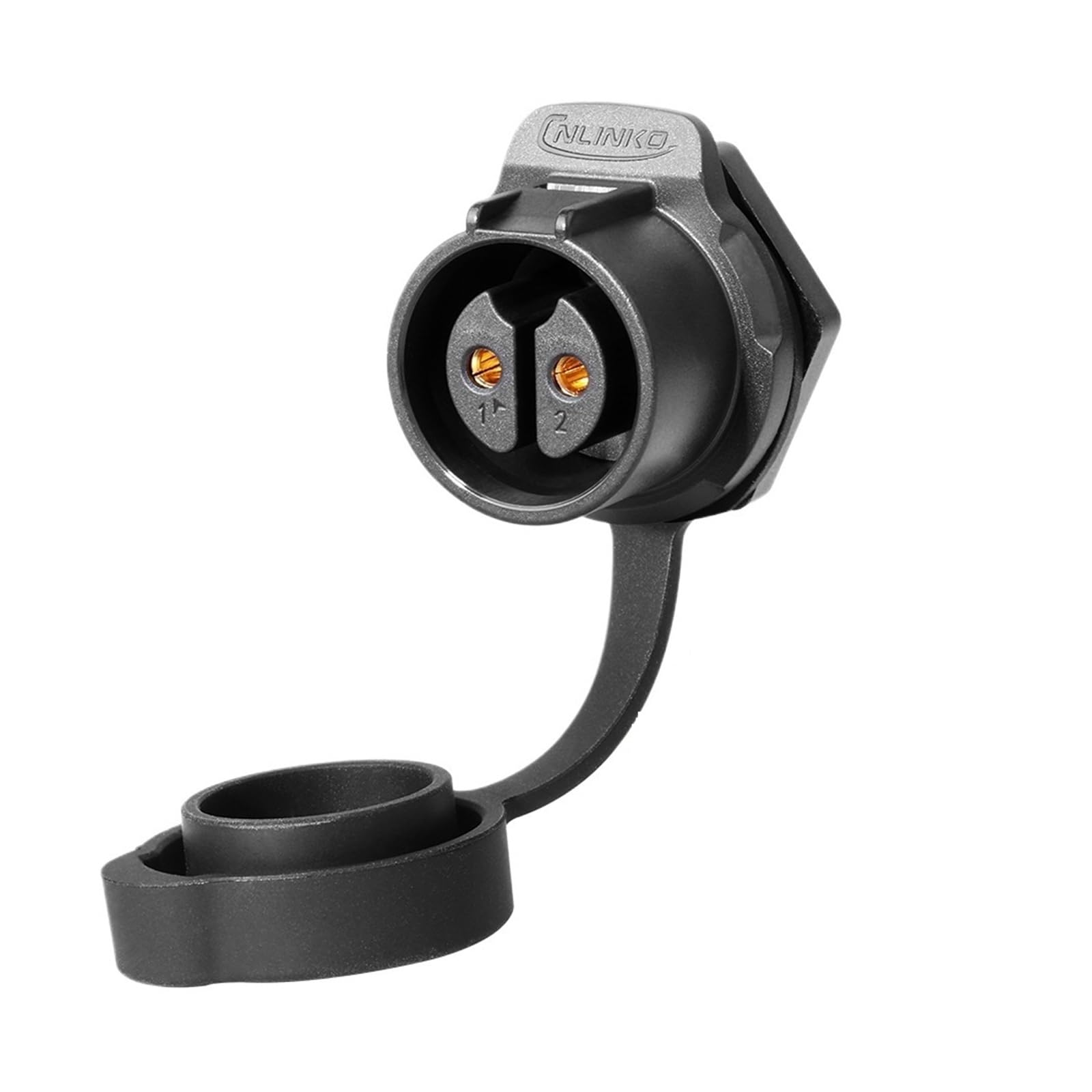 Base Socket C M20 PBT LP20 para evitar cortes en cables de alimentación de 2/3 pines