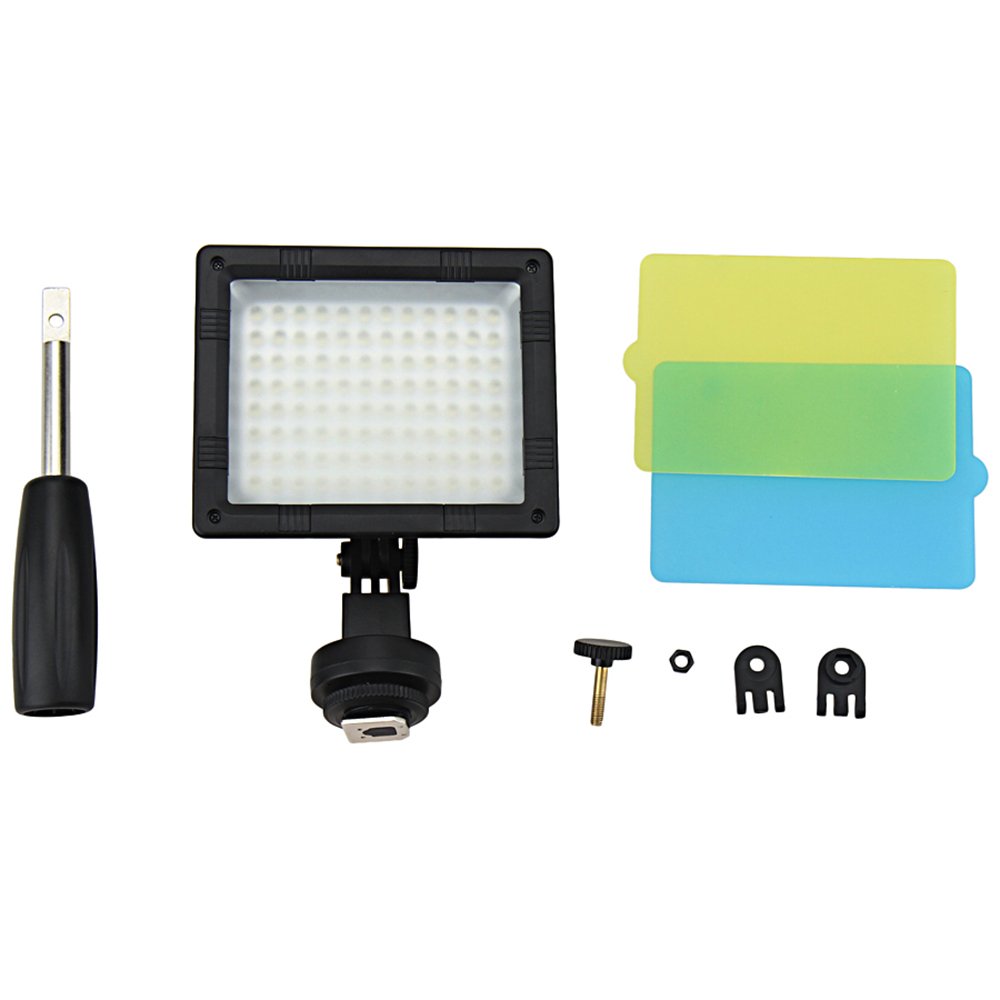 JJC LED-96 Photography Video LED Light For Canon Nikon Sony Pentax All DSLR Cameras