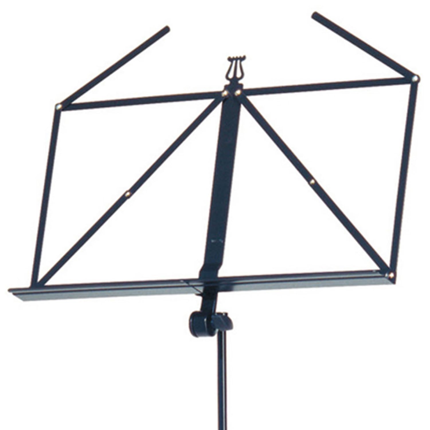 K&M 10065 Notenständer Schwarz mit keepdrum Notenklammer