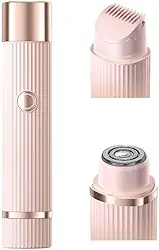 Aparelho Depilador Elétrico Feminino Portátil, Hipoalergênico, Seguro para Todo o Corpo, Pele Suave sem Irritaç (Rosa)