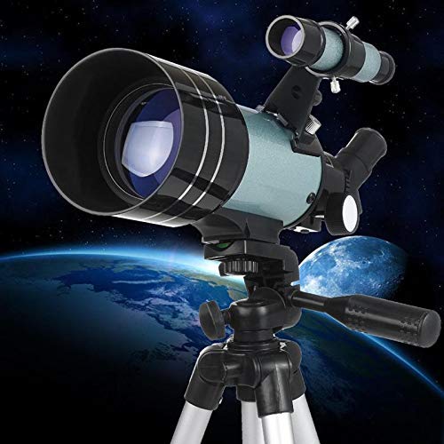 Telescopio Astronómico Refractor 70 mm 150X con Trípode Ajustable miniatura 5