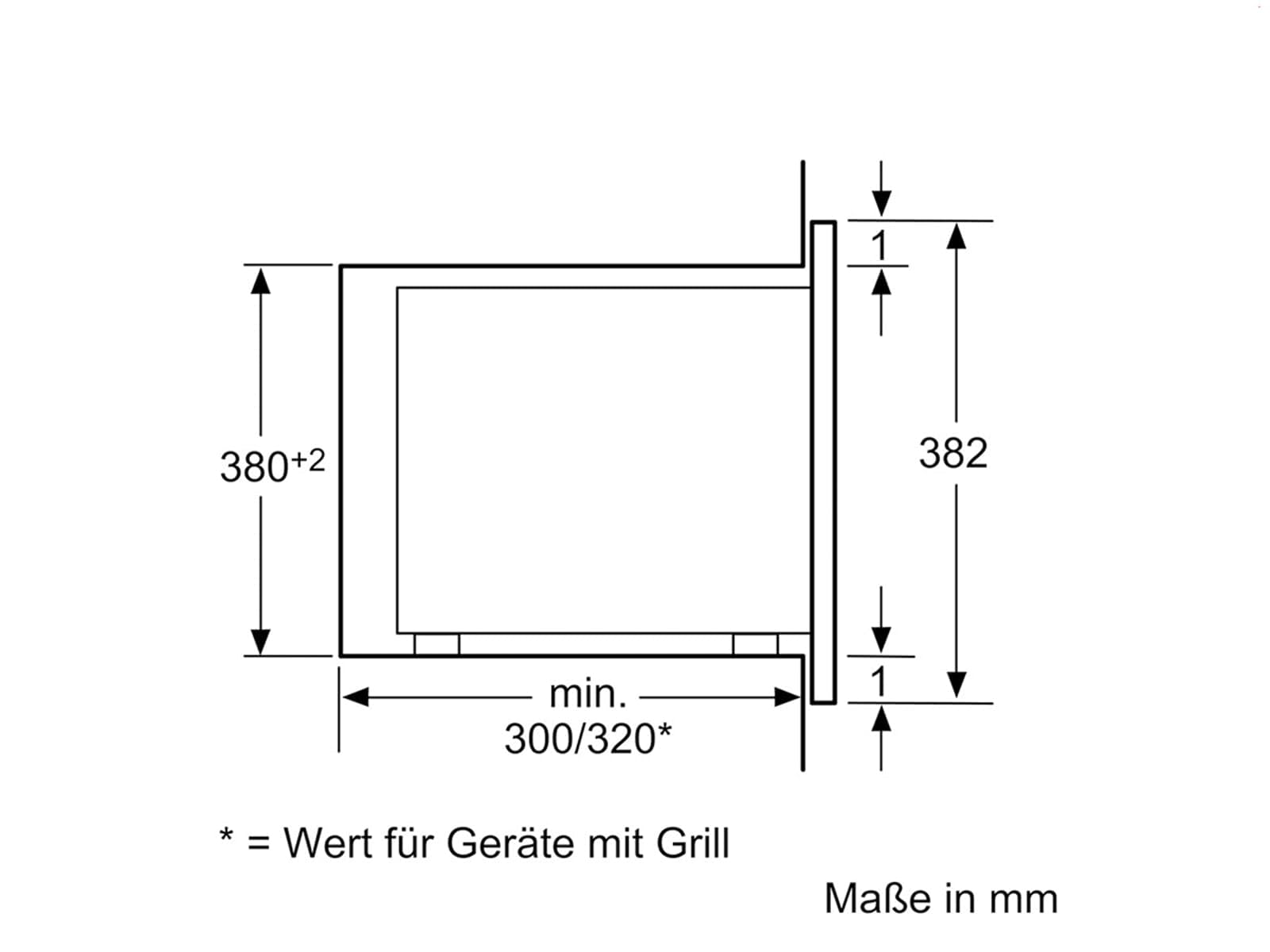 Siemens BF525LMW0 Incasso Solo microonde 20L 800W Bianco forno a microonde