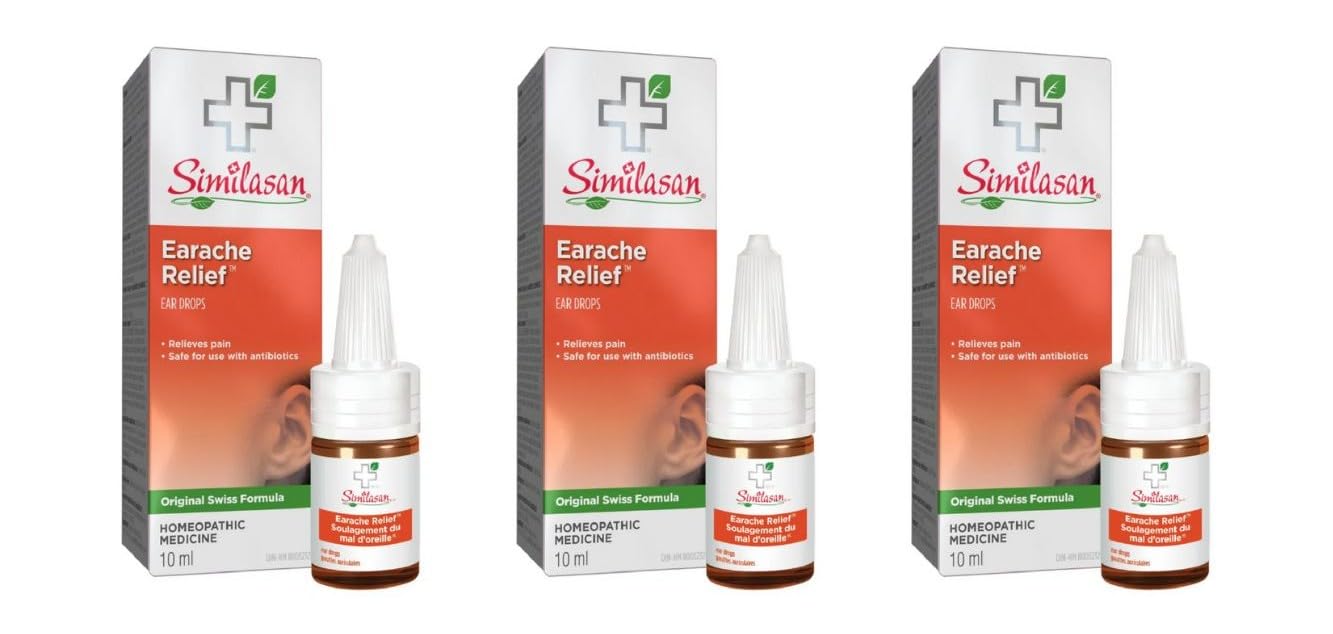Earache Relief Ear Drops 10 mL (3 pack)
