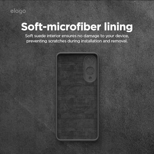 Image of elago Premium Magnetic Silicone Case for Galaxy S25 Edge Black