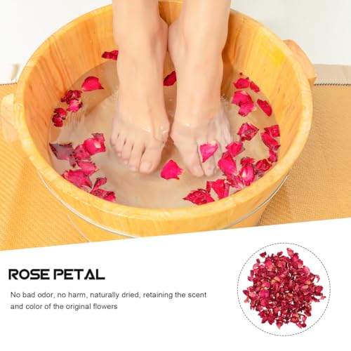 Pétalos de rosa secos 250g para decoración artesanal miniatura 6