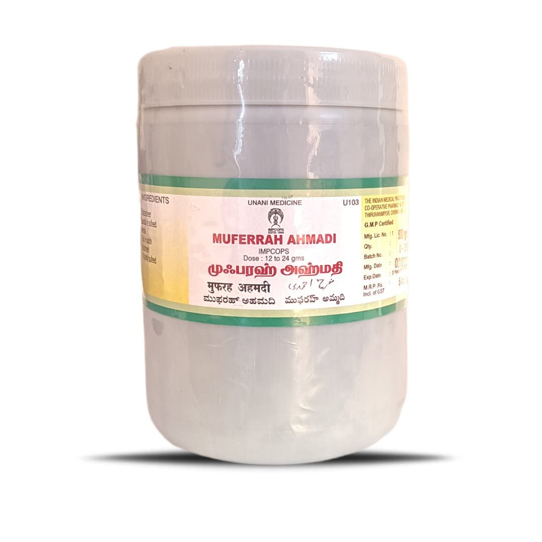 IMPCOPS Muferrah Ahmadi, Unani Medicine, 500 gm (B0B1ZTYJFX) Amazon Price History, Amazon Price Tracker