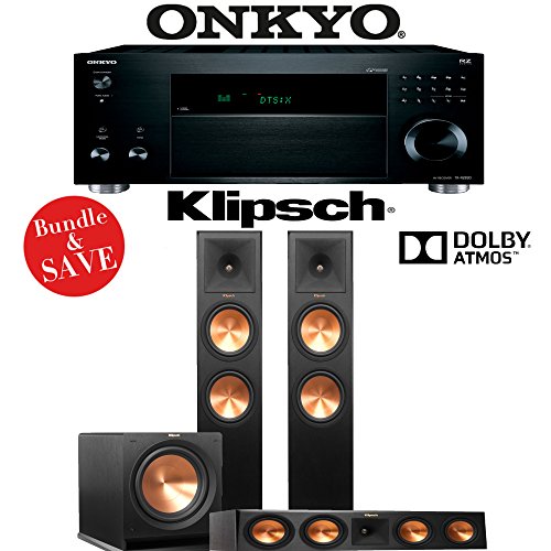 Onkyo TX-RZ820 7.2-Ch THX-Certified 4K Network AV Receiver + Klipsch RP-280FA + Klipsch