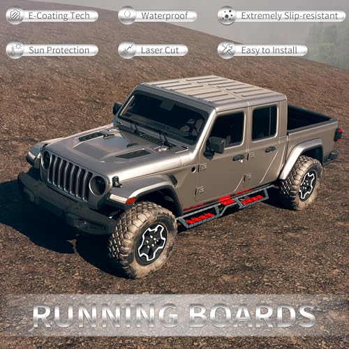 Estribos laterales para Jeep Gladiator JT 2020-2025 miniatura 5
