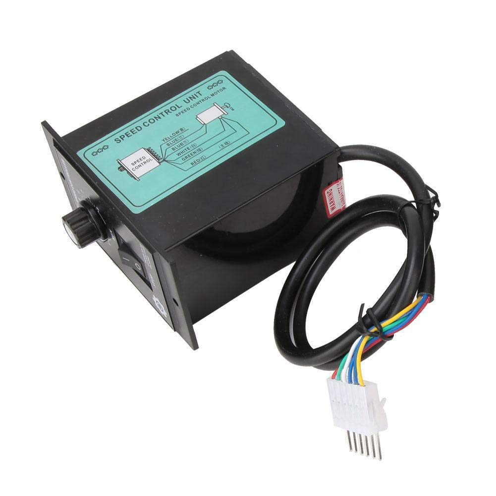 Bewinner Motor de Engranaje Reversible M315-402 AC 220V, Motor asíncrono monofásico 10K / 20K / 50K / 100K, 4 Polos Motor eléctrico Reversible de Velocidad Ajustable de 15 vatios(10K)