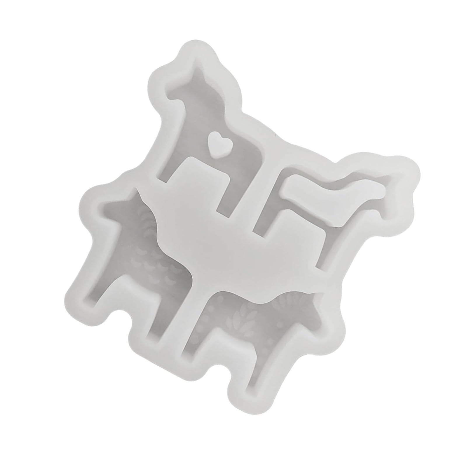 Xjdzineq Silicone Dalahorse Set Designs for Crafting Plasters Soap and Ornament Creation Easily